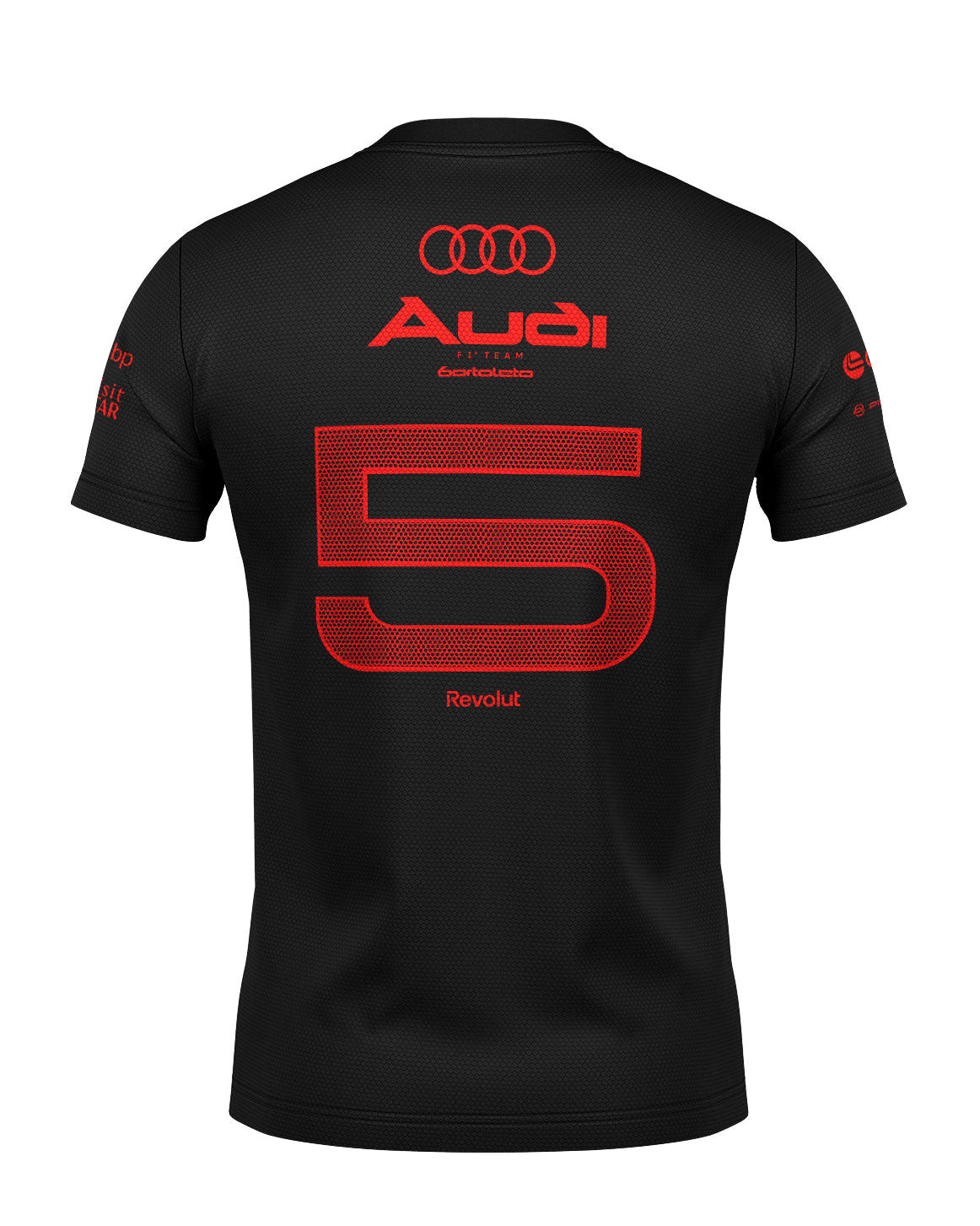 Camiseta Dryfit Bortoleto Audi Edição Red & Black