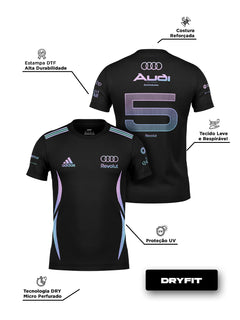 Camiseta Dryfit Gabriel Bortoleto Audi Edição Miami 2026