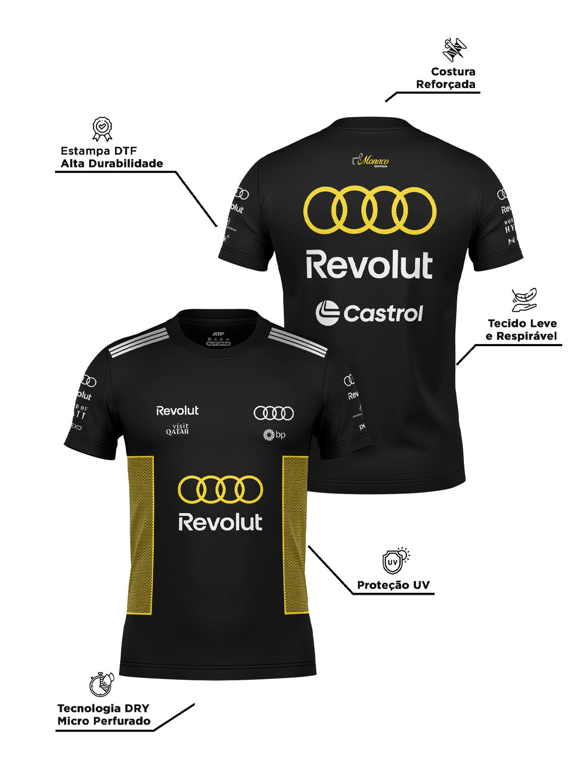 Camiseta Dryfit Audi Mônaco Edition 2026