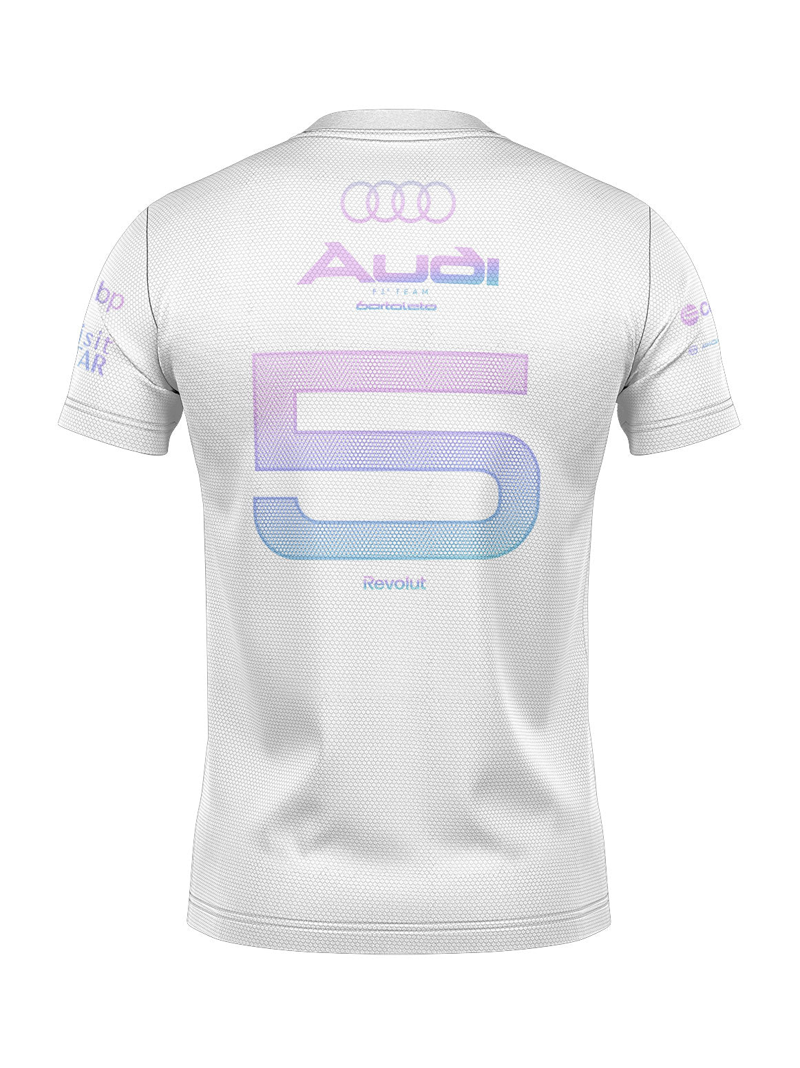 Camiseta Dryfit Bortoleto Audi Edição Tropical Branca 2026