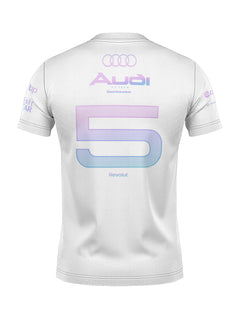 Camiseta Dryfit Bortoleto Audi Edição Tropical Branca 2026
