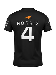 Camiseta DryFit Lando Norris Mclaren 2024 Preta