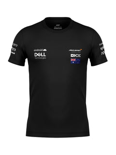 Camiseta DryFit Oscar Piastri Mclaren 2024 Preta