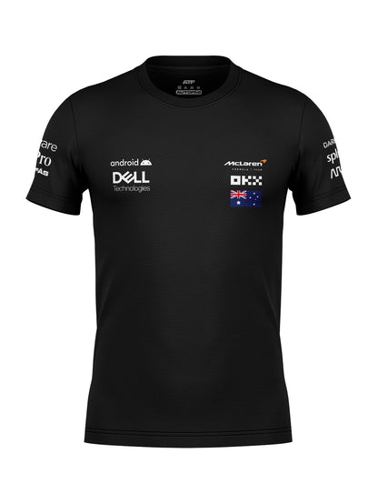 Camiseta DryFit Oscar Piastri Mclaren 2024 Preta