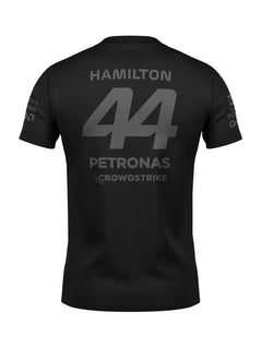 Camiseta DryFit  Mercedes 2024 All Black Lewis Hamilton