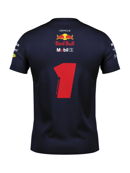 Camiseta Dryfit Red Bull Max Verstappen Azul Marinho 2025