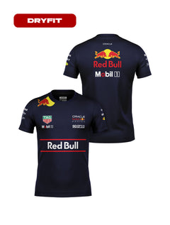 Camiseta Dryfit Red Bull Equipe Azul Marinho 2025