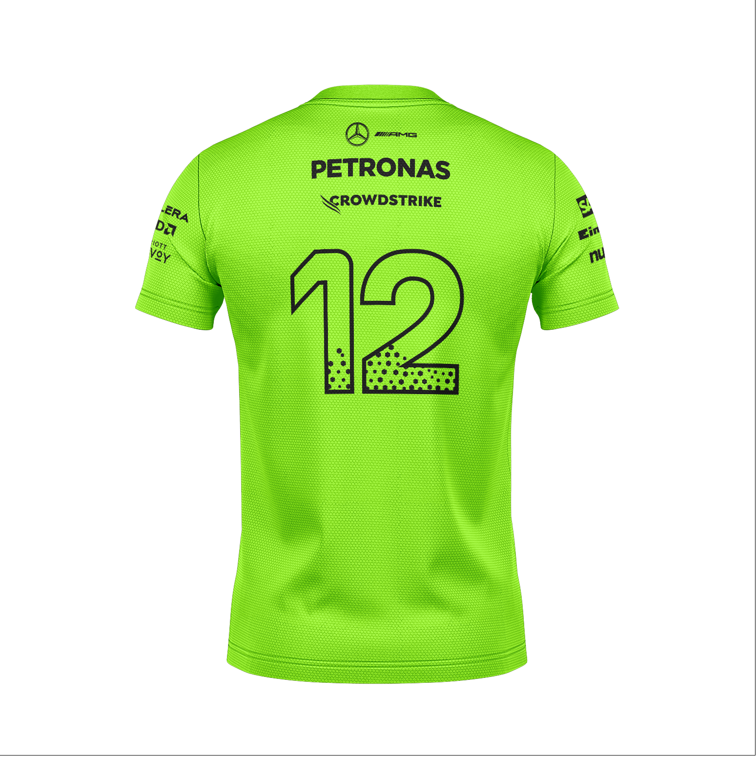 Camiseta Dryfit Mercedes Kimi Antoneli Verde Neon 2025