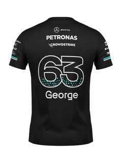Camiseta Dryfit Mercedes George Russell Preto 2025