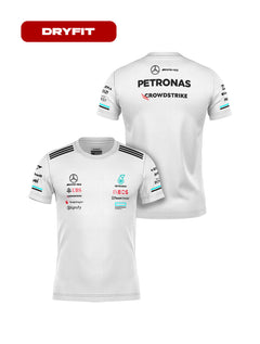 Camiseta Dryfit Mercedes Equipe Branco 2025