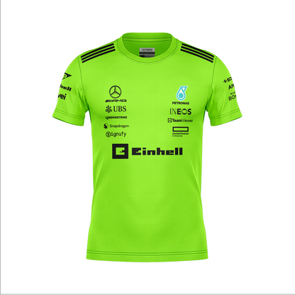 Camiseta Dryfit Mercedes Equipe Verde Neon 2025