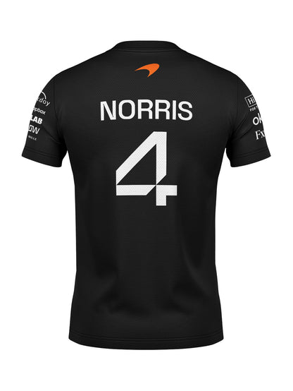 Camiseta Dryfit Mclaren Lando Norris Preto 2025