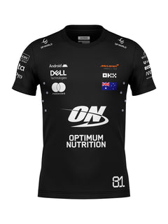 Camiseta Dryfit Mclaren Oscar Piastri Preto 2025