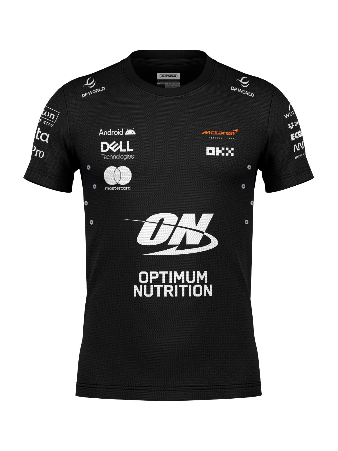 Camiseta Dryfit Mclaren Equipe Preto 2025