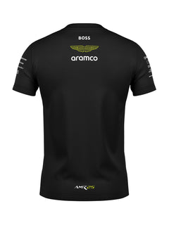 Camiseta Dryfit Aston Martin Equipe Preto 2025