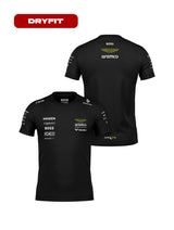Camiseta Dryfit Aston Martin Equipe Preto 2025