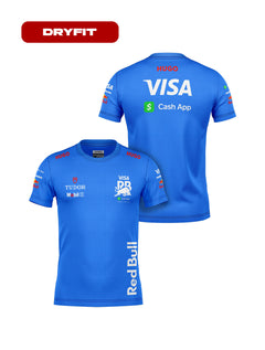 Camiseta Dryfit Racing Bulls  Equipe Azul Royal 2025