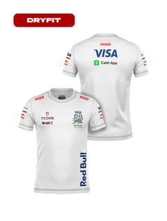 Camiseta Dryfit Racing Bulls  Equipe Branco 2025