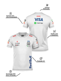 Camiseta Dryfit Racing Bulls  Equipe Branco 2025