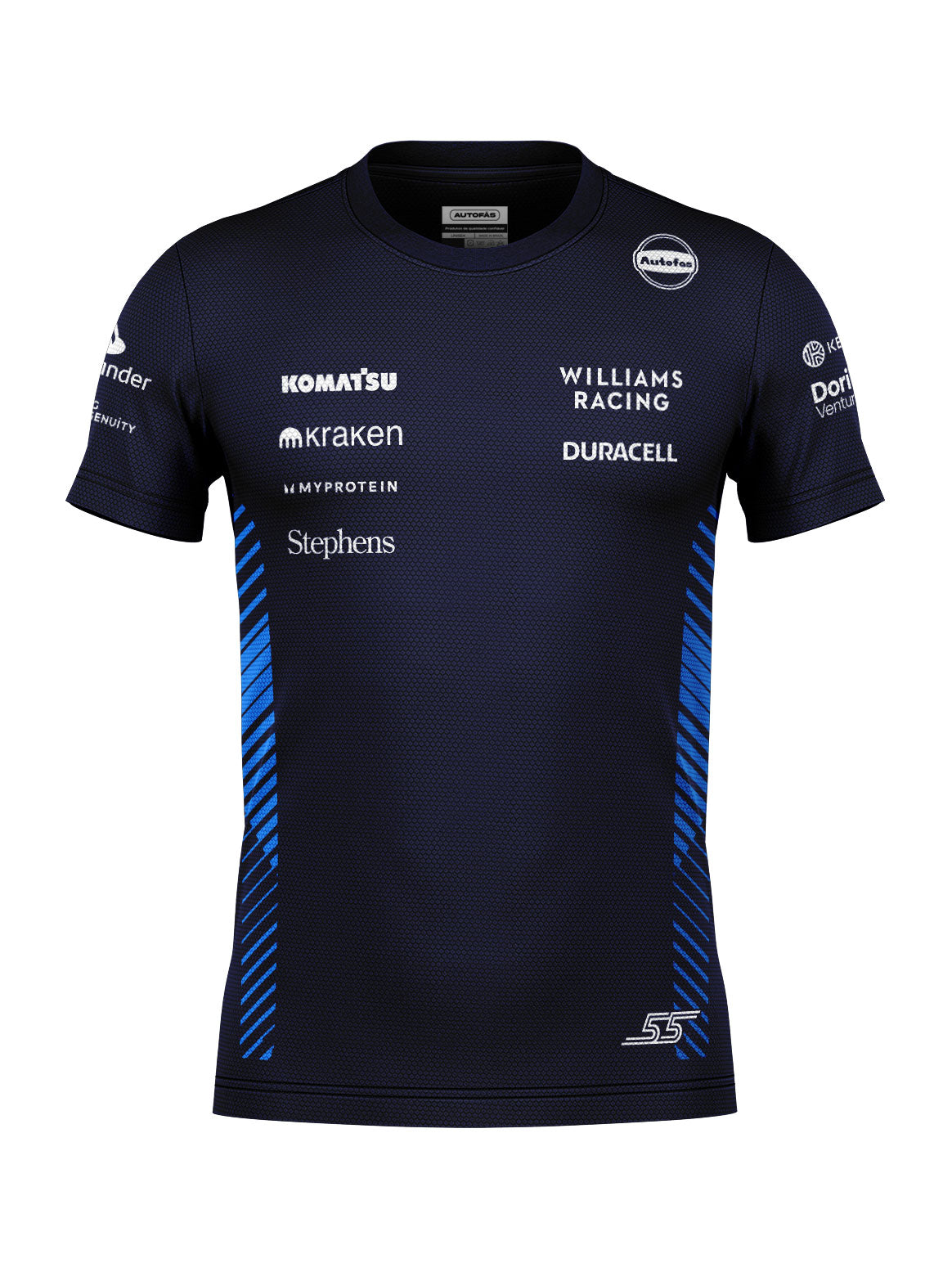 Camiseta Dryfit Williams Carlos Sainz Azul Marinho 2025