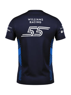Camiseta Dryfit Williams Carlos Sainz Azul Marinho 2025