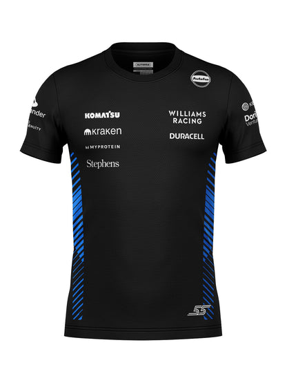 Camiseta Dryfit Williams Carlos Sainz Preto 2025