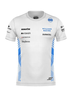 Camiseta Dryfit Williams Alex Albon Branco 2025