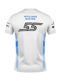 Camiseta Dryfit Williams Alex Albon Branco 2025