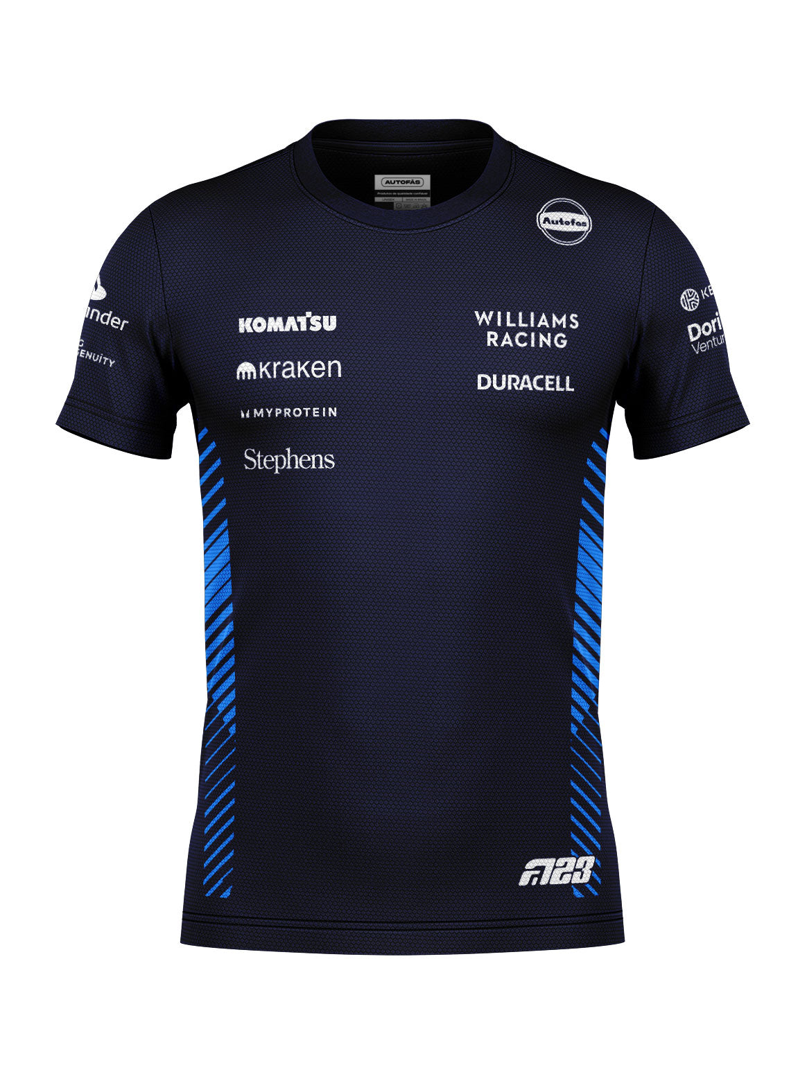Camiseta Dryfit Williams Alex Albon Azul Marinho 2025