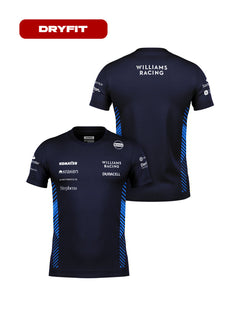 Camiseta Dryfit Williams Equipe Azul Marinho 2025