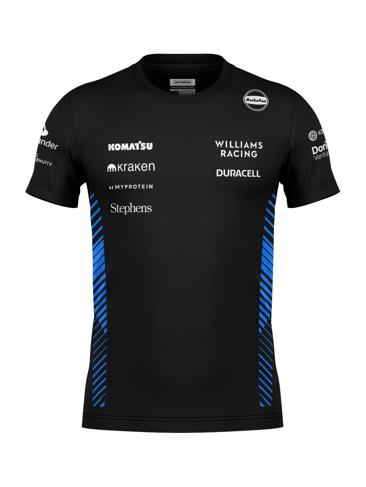 Camiseta Dryfit Williams Equipe Preto 2025