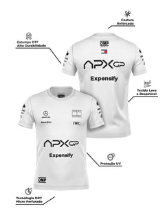 Camiseta Dryfit Filme F1 APXGP Branco