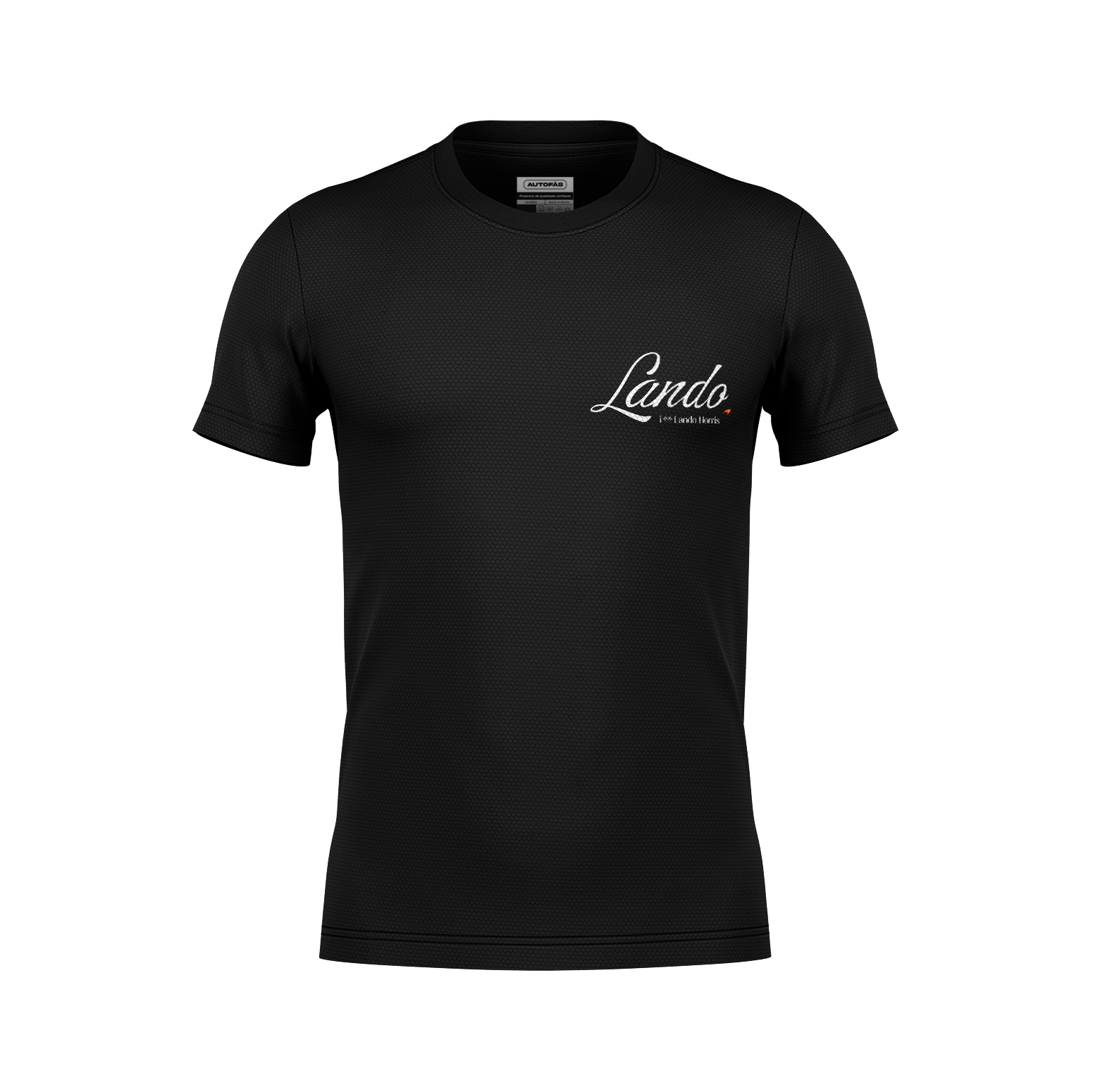 Camiseta Dryfit McLaren Lando Norris Minimal Preto 2025