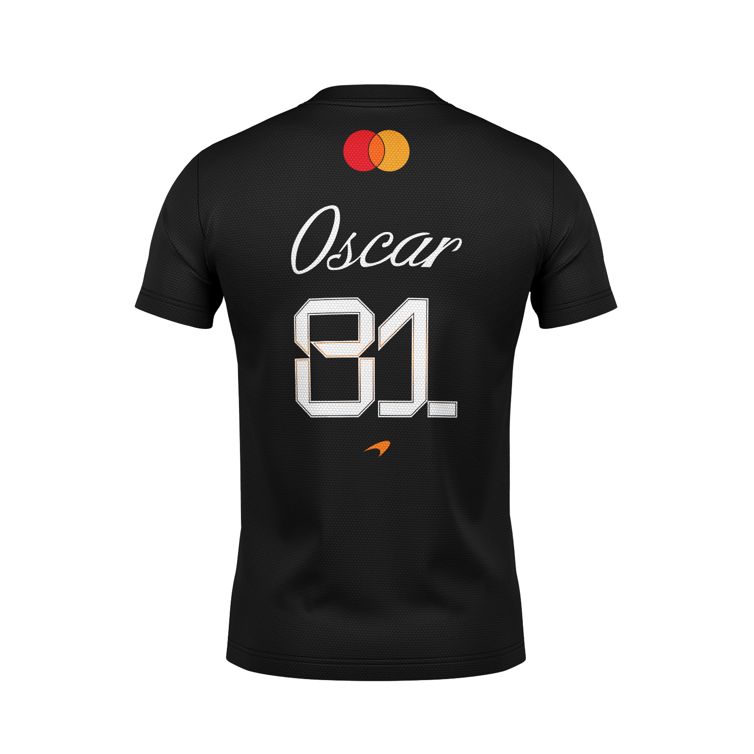 Camiseta Dryfit McLaren Oscar Piastri Minimal Preto 2025