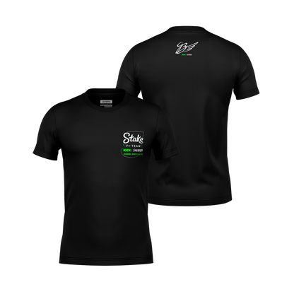 Camiseta Dryfit Sauber Gabriel Bortoleto Minimal Preto 2025