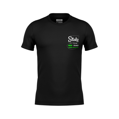 Camiseta Dryfit Sauber Gabriel Bortoleto Minimal Preto 2025