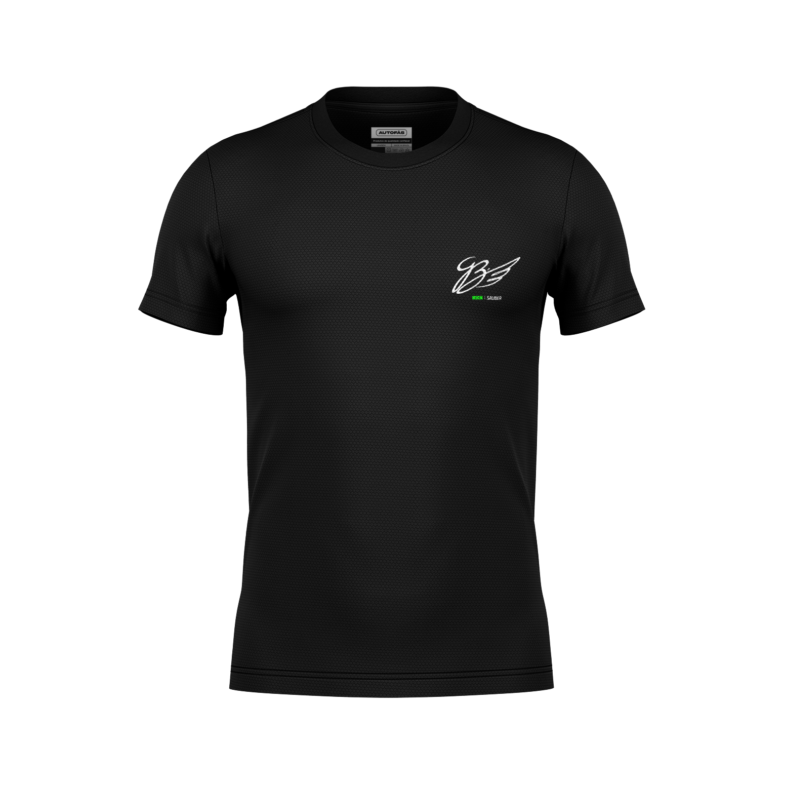 Camiseta Dryfit Sauber Gabriel Bortoleto II Minimal Preto 2025