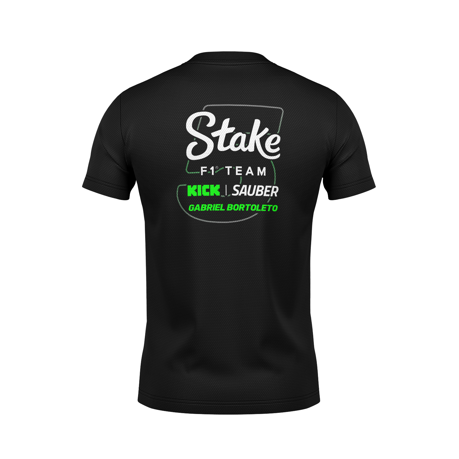 Camiseta Dryfit Sauber Gabriel Bortoleto II Minimal Preto 2025