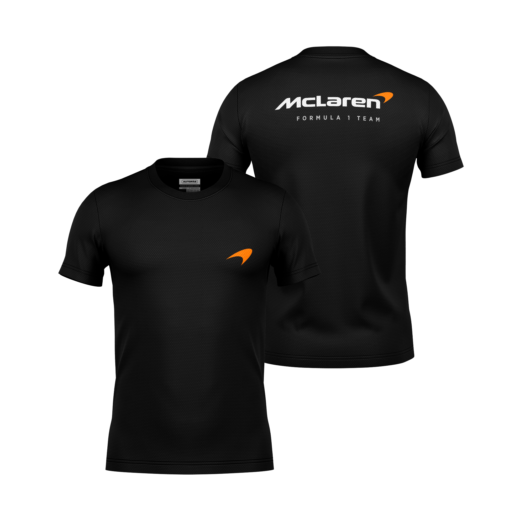 Camiseta Dryfit McLaren Equipe Minimal Preto 2025
