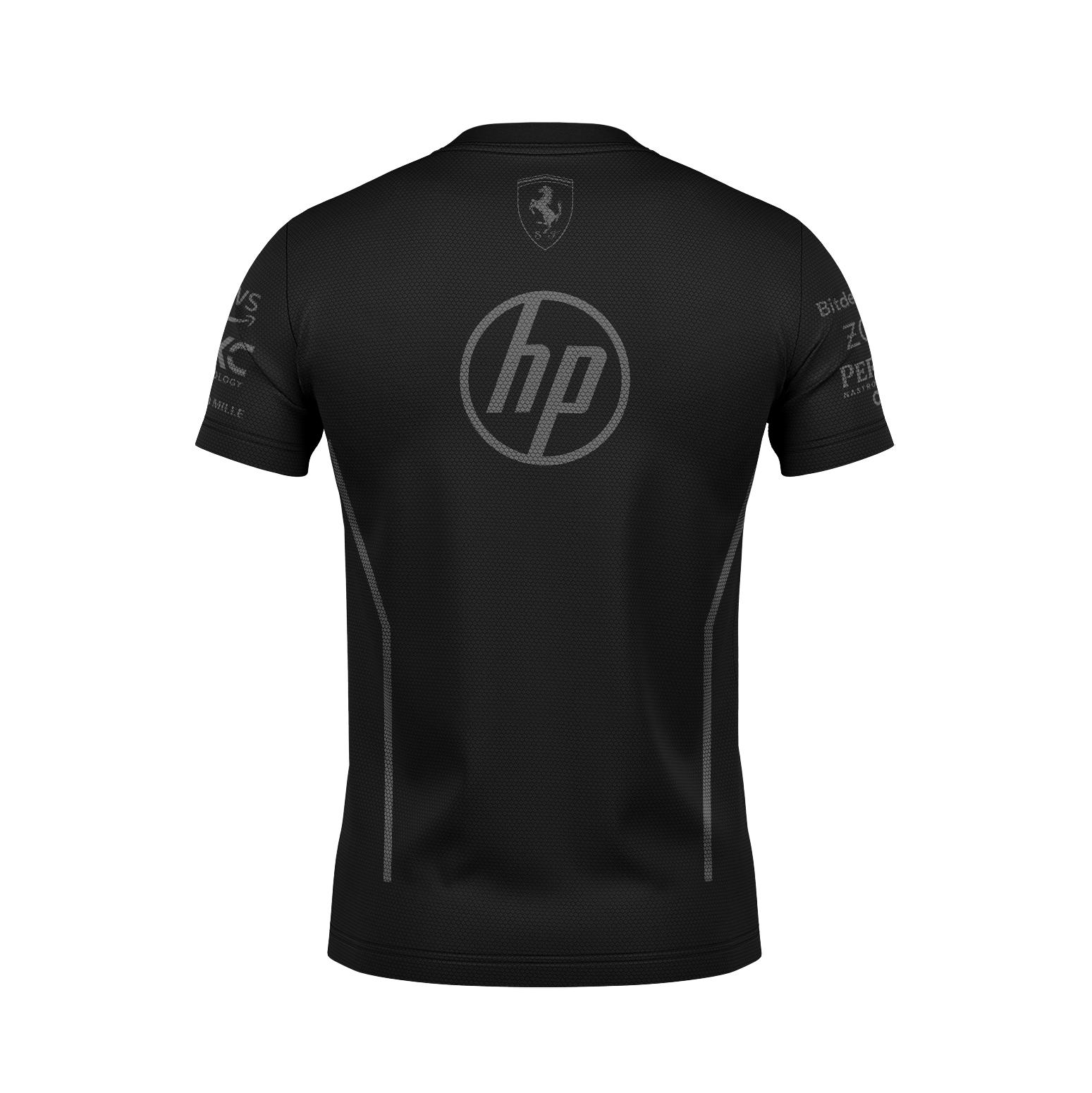 Camiseta Ferrari Equipe All Black 2025 Preto