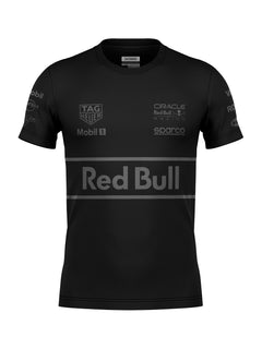 Camiseta Dryfit RedBul Equipe All Black Preto