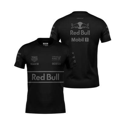 Camiseta RedBul Equipe All Black Preto