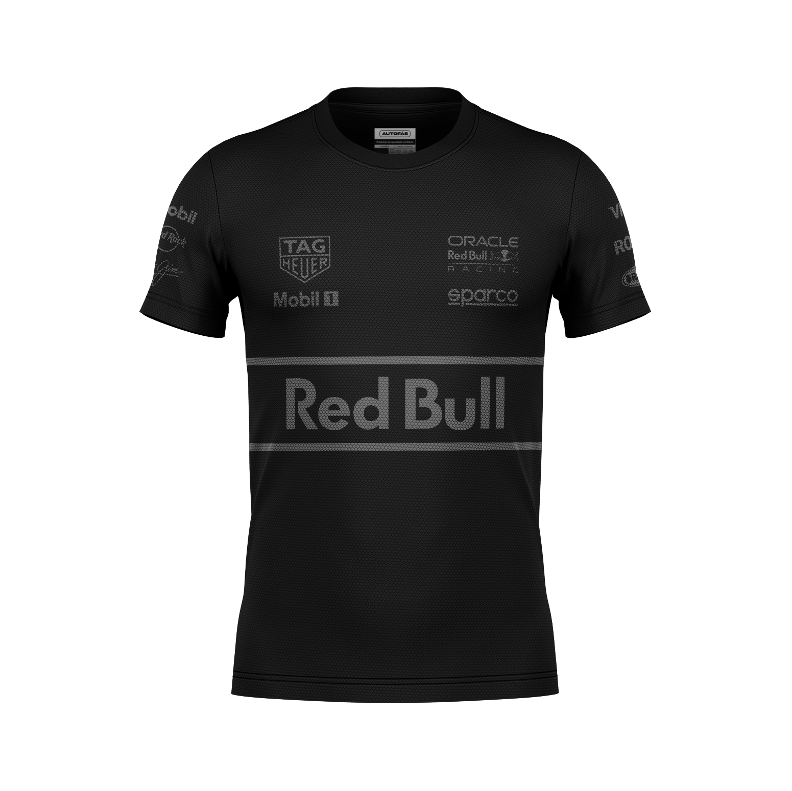 Camiseta RedBul Equipe All Black Preto