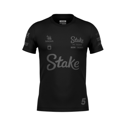 Camiseta Sauber Gabriel Bortoleto All Black 2025 Preto