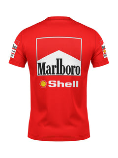 Camiseta Dryfit McLaren Marlboro Vermelho Retrô