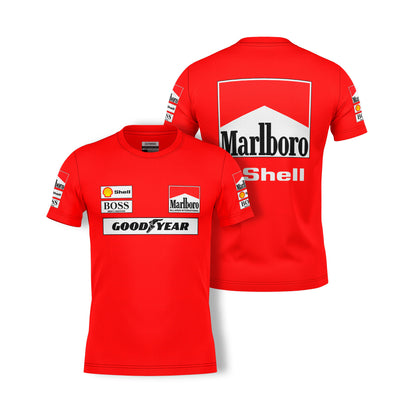 Camiseta Dryfit McLaren Marlboro Vermelho 2025