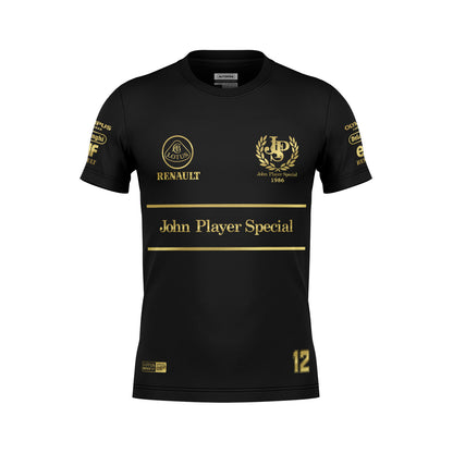 Camiseta Dryfit Lotus John Player 80s Preto 2025