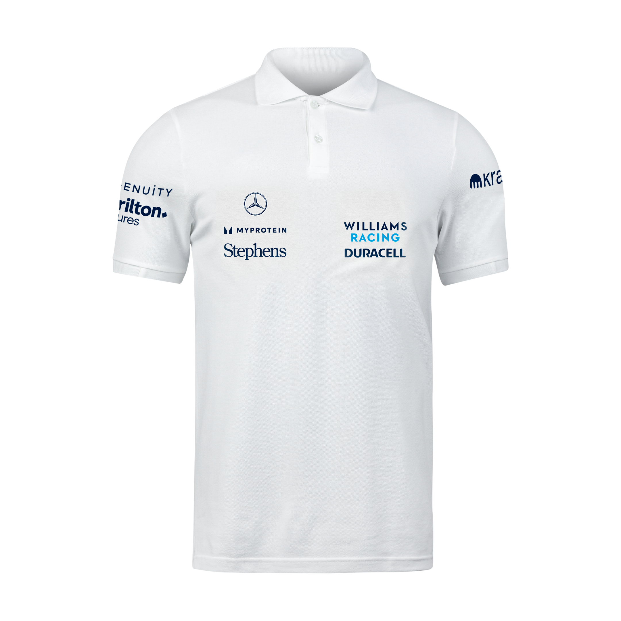 Camisa Polo Carlos Sainz Williams 2024 Branca