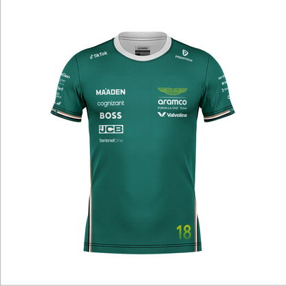 Camiseta Dryfit Full Aston Martin Lance Stroll 2025