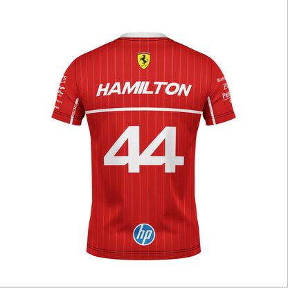 Camiseta Dryfit Full Ferrari Lewis Hamilton 2025